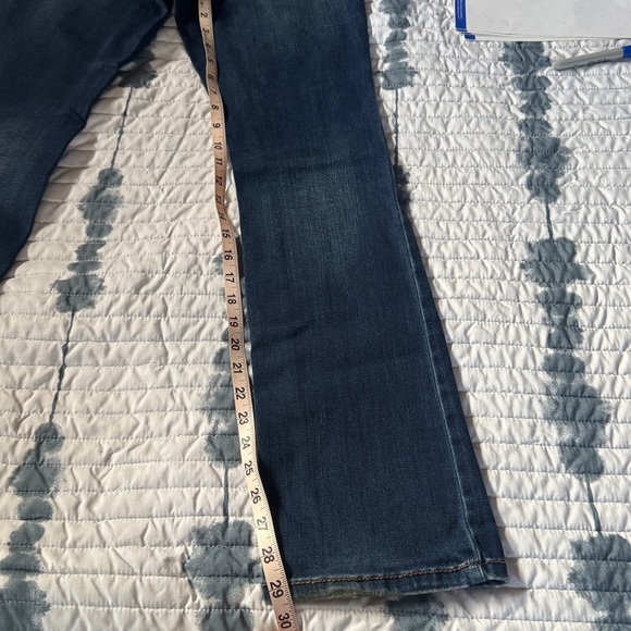 INC International Concepts Dark Blue Low Rise Boot Leg Jeans - Picture 6 of 10